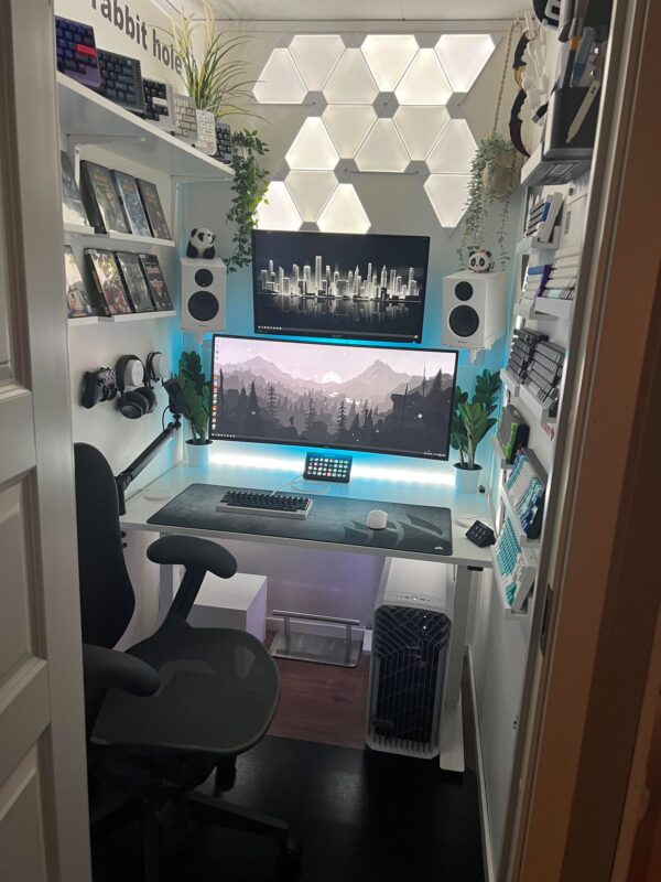 Work From Home Closet Setup